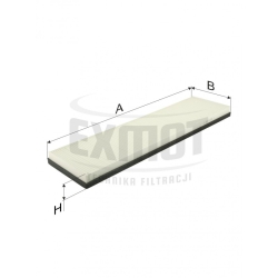 Filtr kabinowy WK 875 - Zamiennik: SC 60140, CU 5877, SKL 46899.